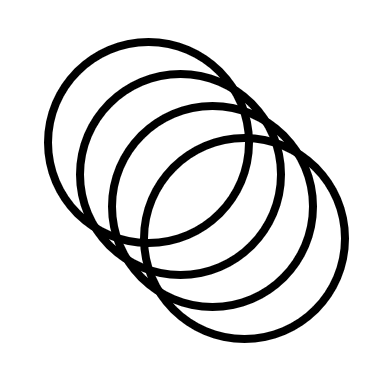Radring für Kunststoff-DSKD Räder, Gummiring, Fahrprofil