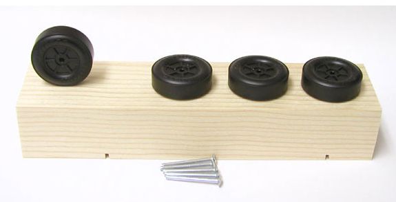 Komplett Set's für Mini Seifenkisten, Keil- oder Quaderform