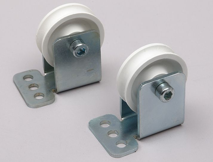 Premium Seifenkisten Bausatz Metall, speziell für Liegekisten, Detail Umlenkrollen