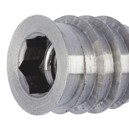 Seifenkisten, Gewichtsbefestigung, Gewindebuchse Holz