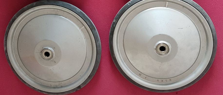 Radsatz mit Metallräder nach DSKD Norm