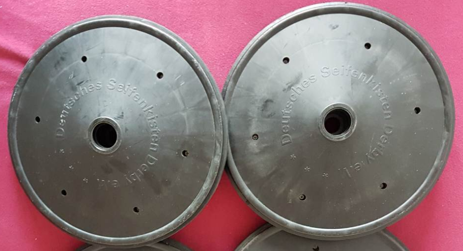 Radsatz mit Kunststoffräder nach DSKD Norm