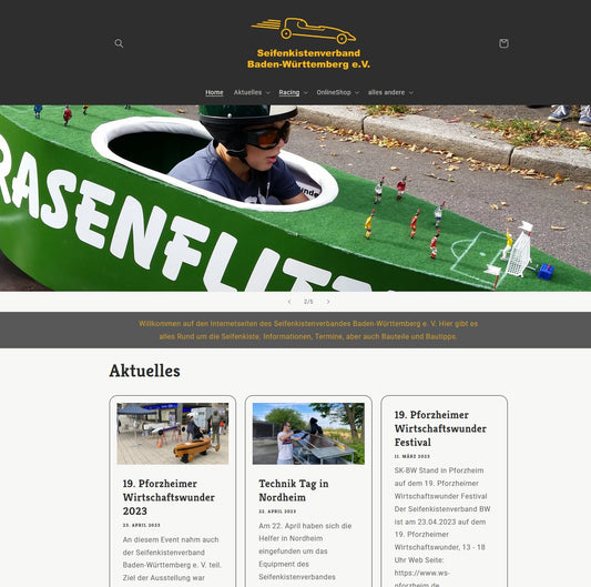 Unsere neue Webseite ist online.