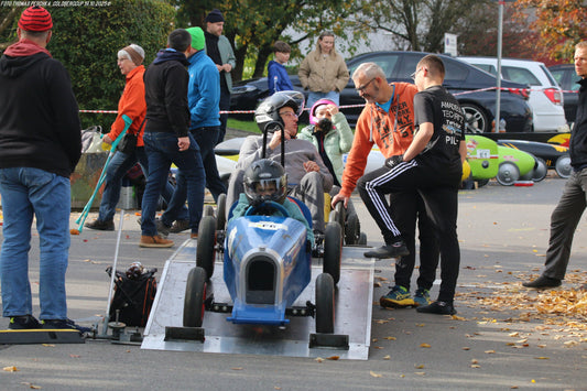 Start einer Seifenkiste