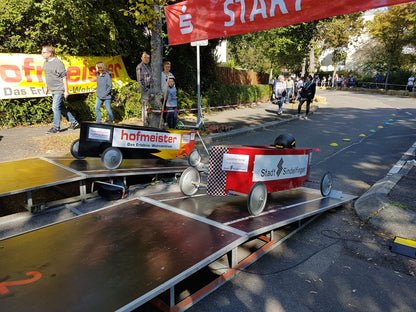 Vermietung Startrampe für Seifenkistenrennen