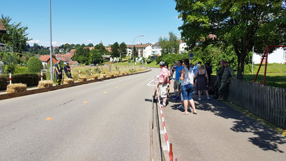 Seifenkisten Streckensicherung, Holzbande, Vermietung, Geswamtstrecke