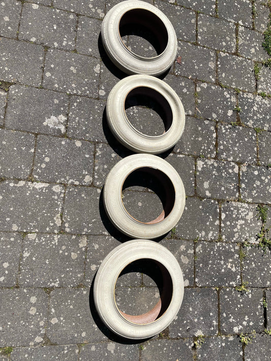 Mantel, Michelin weiss (4x), , altes Längsprofil, schneller Mantel, gebraucht