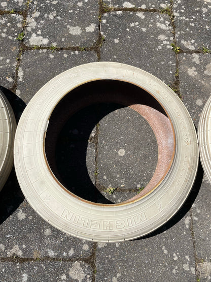 Mantel, Michelin weiss (4x), , altes Längsprofil, schneller Mantel, gebraucht