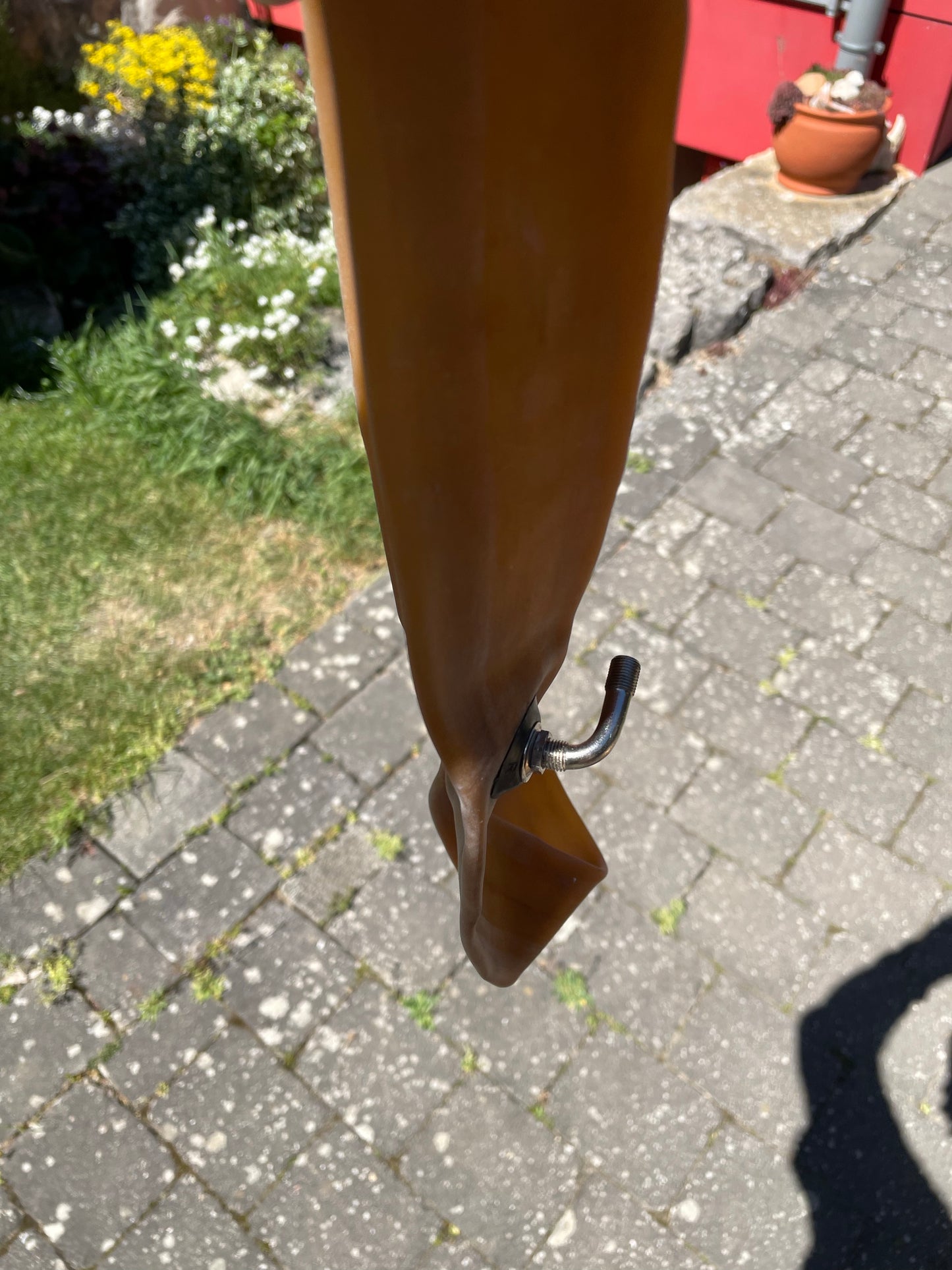 Schlauch, 12", 100% Kautschuk, besonders leicht, in Handarbeit hergestellt