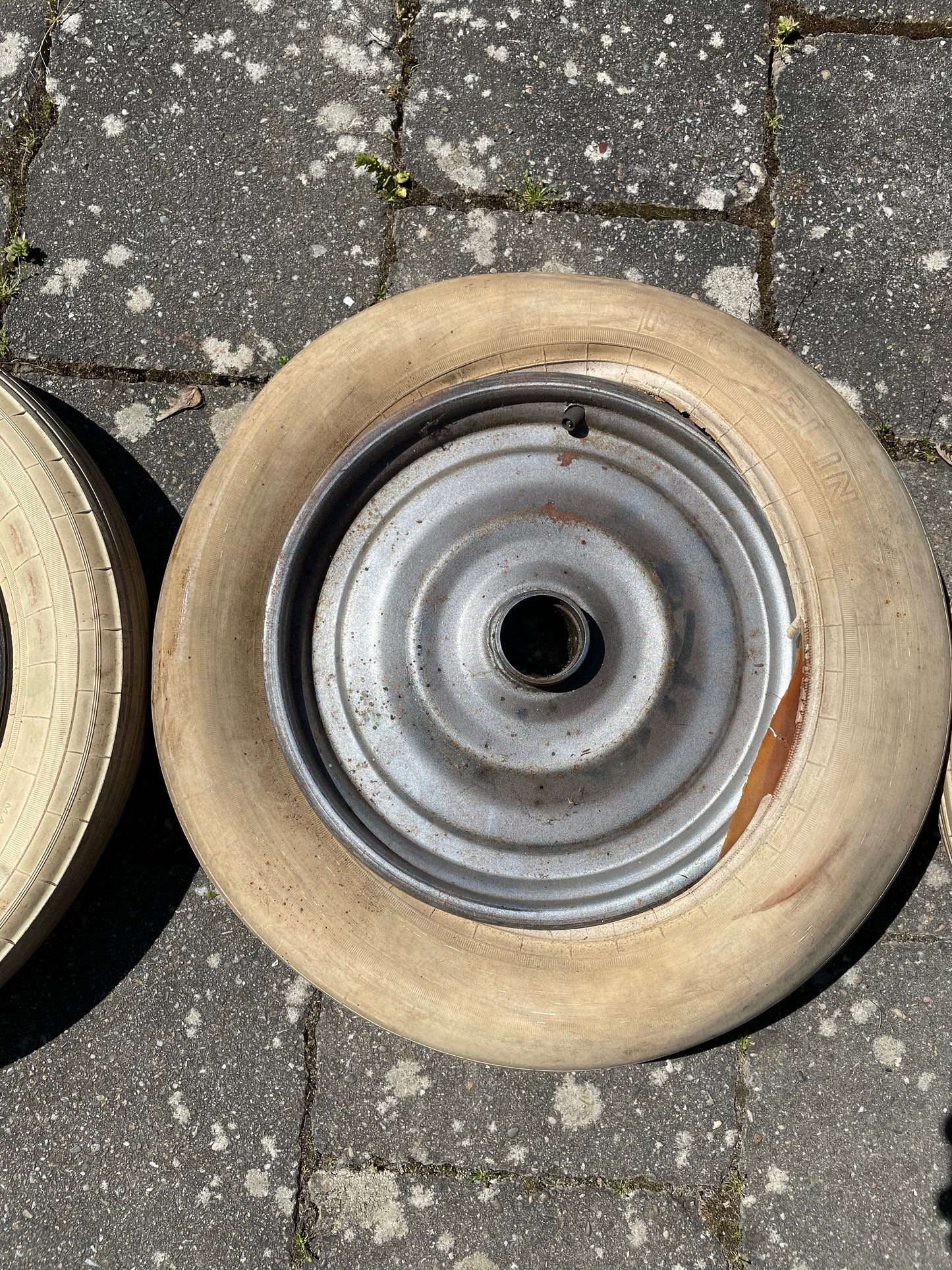 Mantel, Michelin weiss, , altes Längsprofil, schneller Mantel, gebraucht