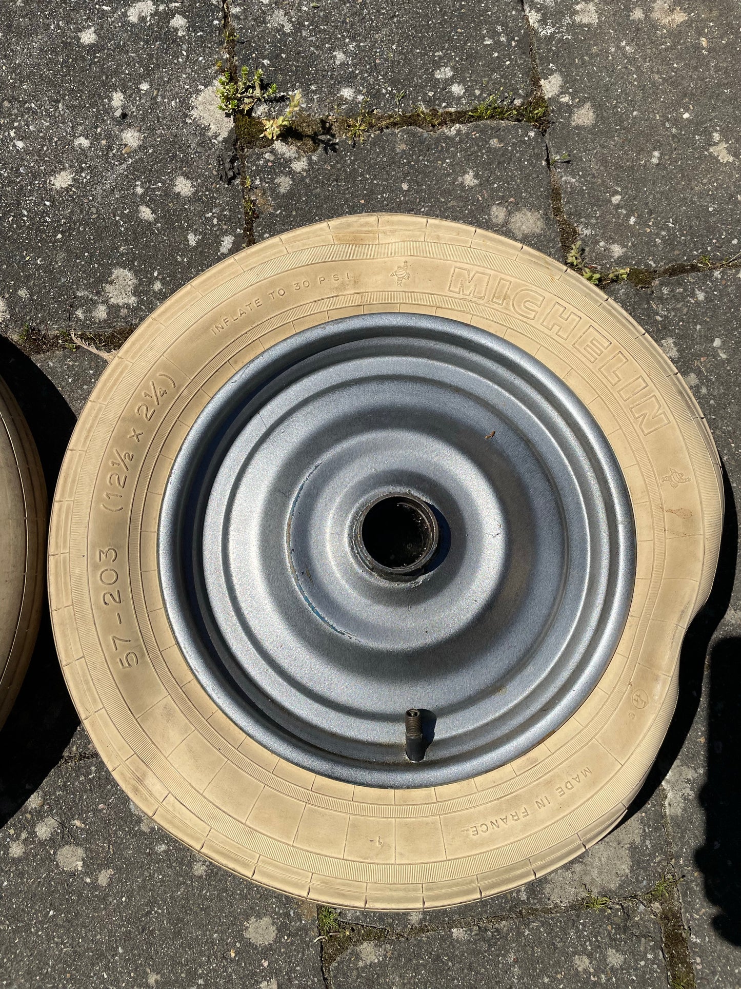 Mantel, Michelin weiss, , altes Längsprofil, schneller Mantel, gebraucht