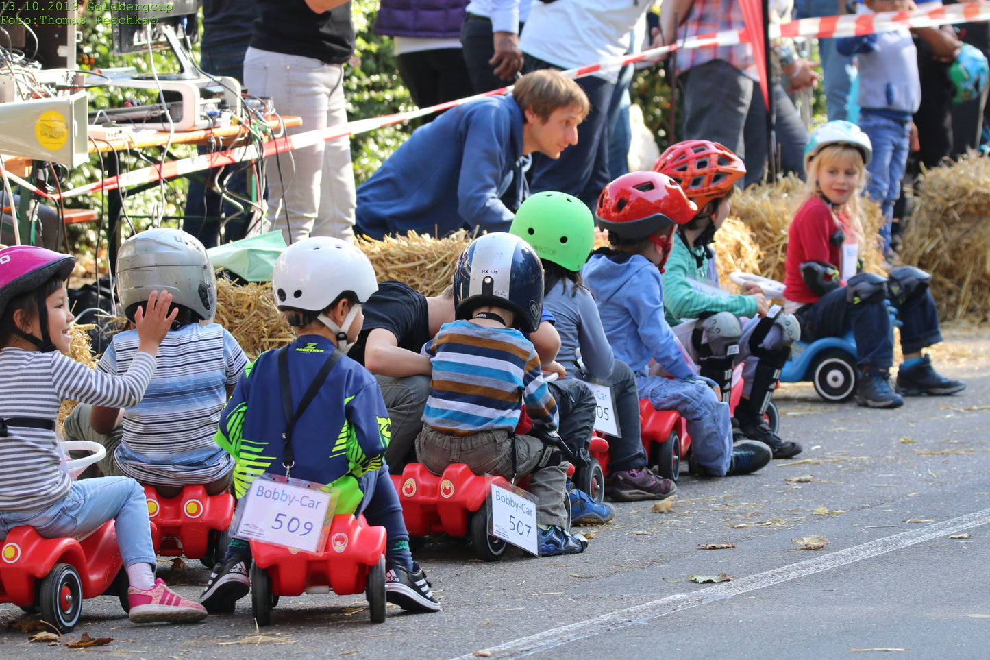 Set Bobby Car für Bobbycar Rennen