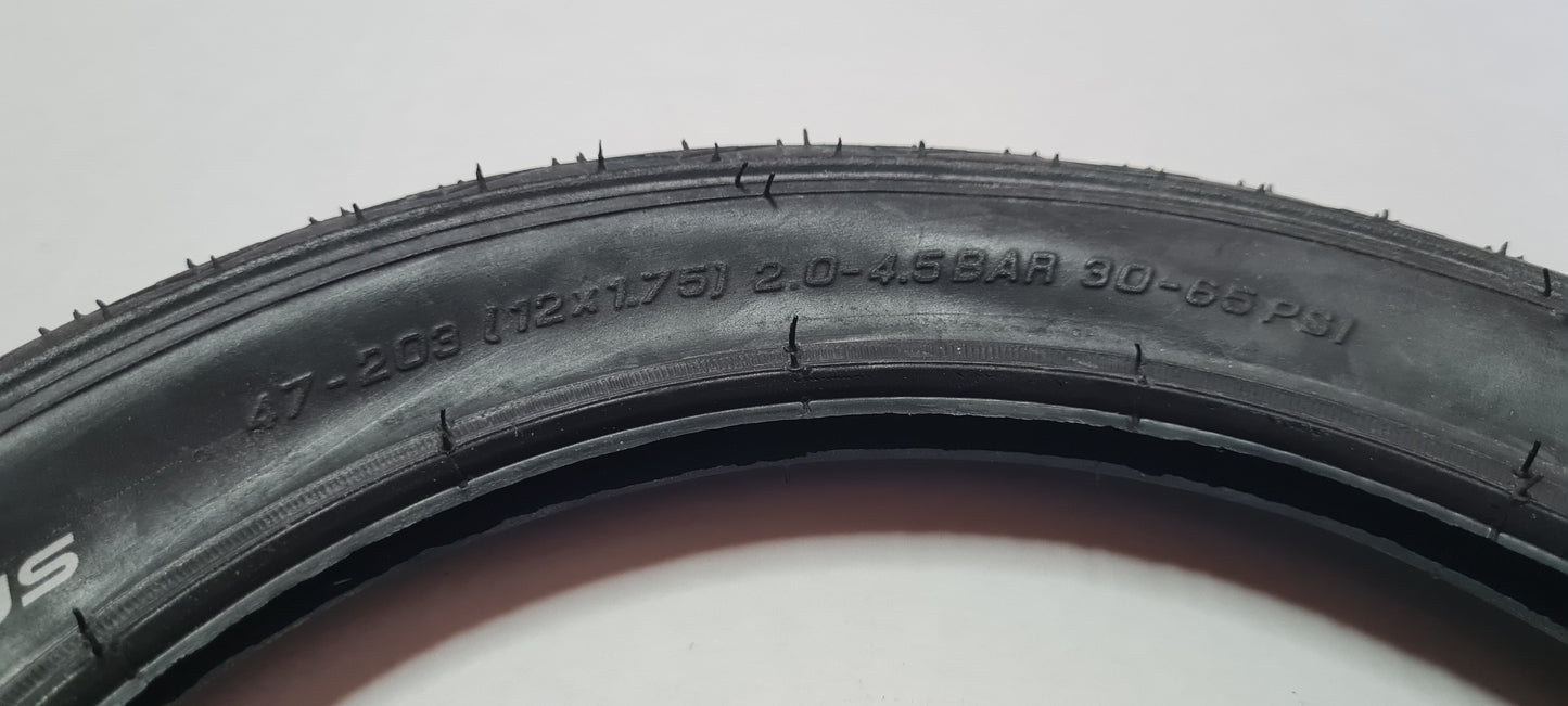 Reifen 12" für Seifenkistenfelgen (ETRTO 62-203 & 50-203 & 47-203mm)